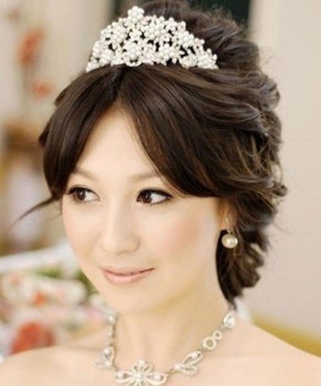 Wedding hairstyles for round faces