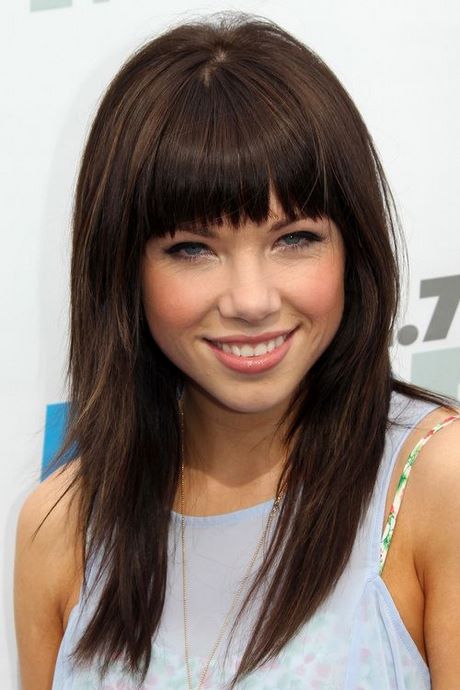 hairstyles-for-long-hair-with-fringe-2019-75_2 Hairstyles for long hair with fringe 2019