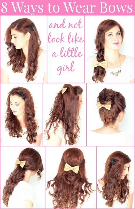 hairstyles-with-bows-36_6 Hairstyles with bows