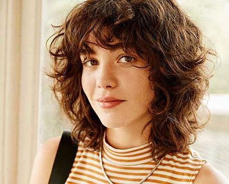 short-curly-hair-with-bangs-28 Short curly hair with bangs