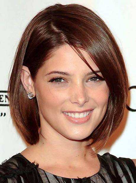 short-straight-hairstyles-for-round-faces-96_20 Short straight hairstyles for round faces