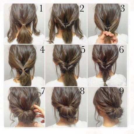 easy-updos-for-mid-length-hair-02_6 Easy updos for mid length hair