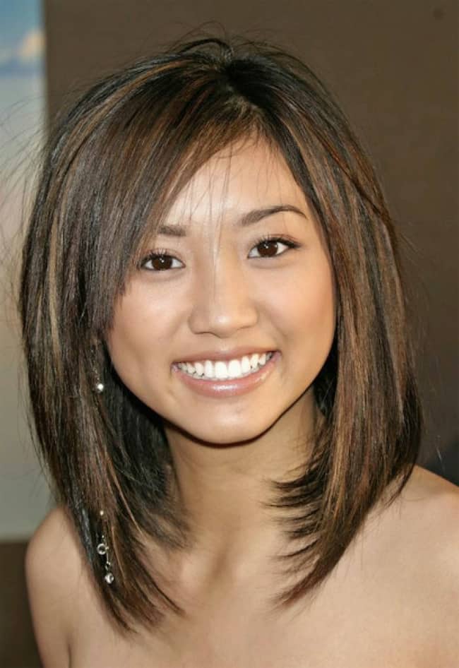 medium-length-hair-with-bangs-for-round-faces-33_6 Medium length hair with bangs for round faces