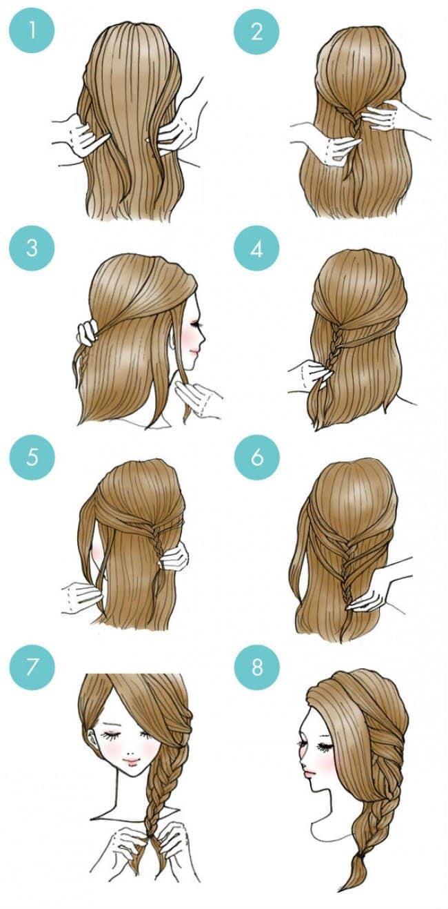 some-simple-hairstyles-for-long-hair-21_16 Some simple hairstyles for long hair