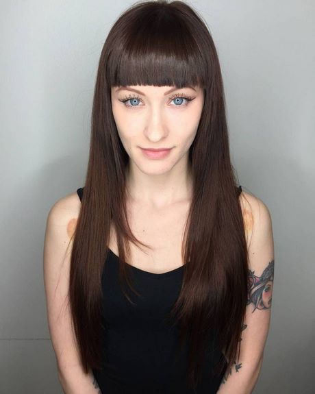 straight-hairstyles-with-bangs-78_13 Straight hairstyles with bangs