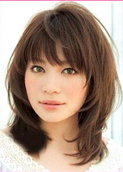 layered-haircuts-for-thin-hair-with-bangs-47 Layered haircuts for thin hair with bangs