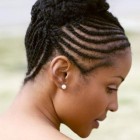 Natural hairstyles with braids