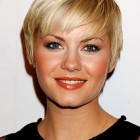 Short hairstyles for fine hair and round faces