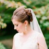 Wedding hair updos with veil