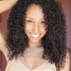 Natural long curly hairstyles
