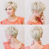Short textured hairstyles for women
