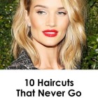 10 hairstyles that never go out of style