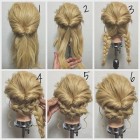 Easy pretty updos for long hair
