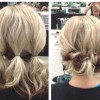 Quick updos for short hair