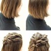 Very simple hairstyle for short hair