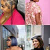 Short hairstyles with weave 2024