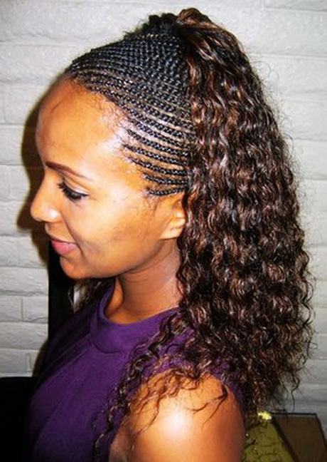 Weave Hairstyles With Braids In The Front