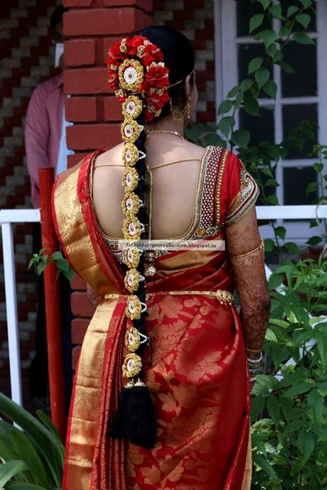 bridal-hairstyle-for-south-indian-wedding-98-7 Bridal hairstyle for south indian wedding