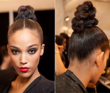 bun-hairstyles-for-black-women-24_19 Bun hairstyles for black women