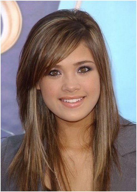 haircuts-for-long-hair-with-side-bangs-17 Haircuts for long hair with side bangs