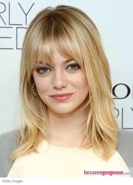 medium-length-hairstyles-with-bangs-and-layers-41_16 Medium length hairstyles with bangs and layers