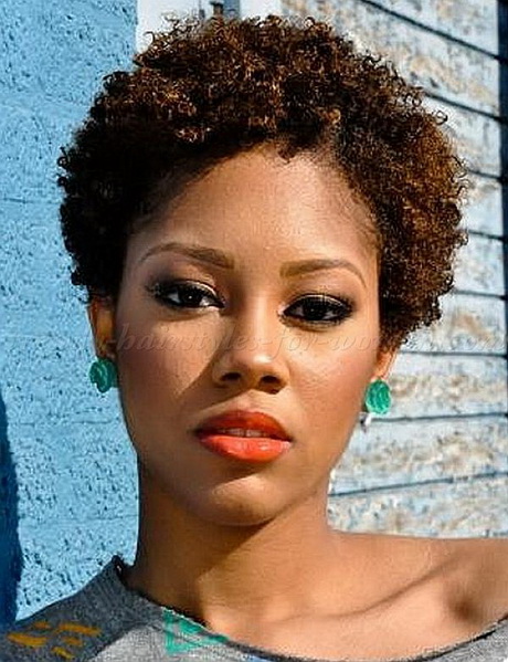 Short black curly hairstyles