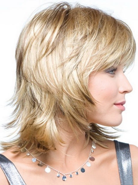 Medium Layered Hairstyles For Thick Hair 2015