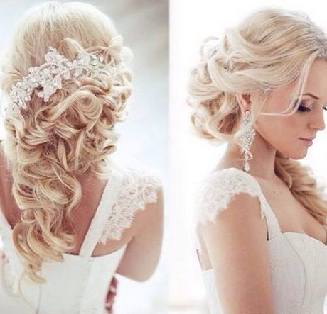 Wedding hair half updos