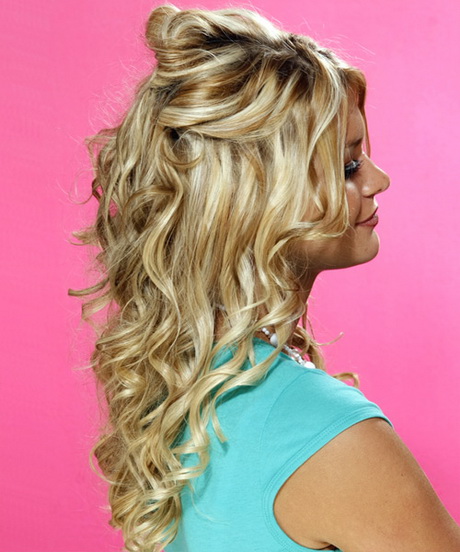 curly-half-up-hairstyles-77 Curly half up hairstyles