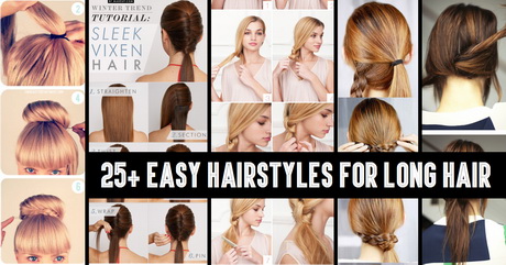 easy-pretty-hairstyles-for-long-hair-55_6 Easy pretty hairstyles for long hair