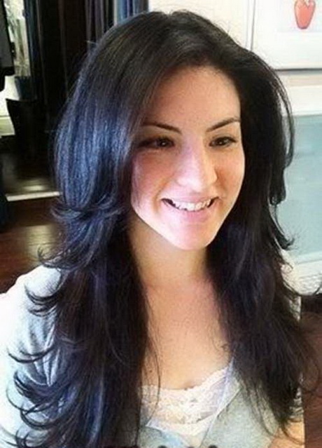 Hairstyles for long dark hair