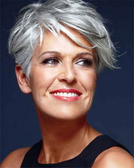 Short modern hairstyles for older women