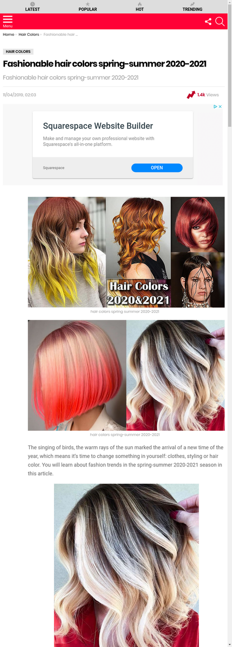 summer-hair-colors-2020-87 Summer hair colors 2020