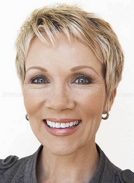 Short haircuts for middle aged women