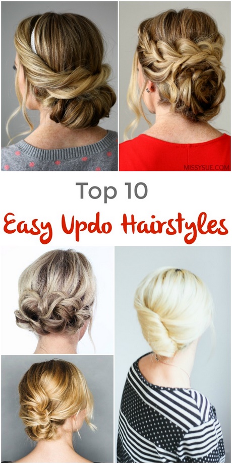 10-easy-hairstyles-93_4 10 easy hairstyles