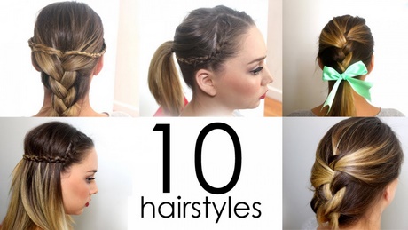 10-hairstyles-in-5-minutes-11_11 10 hairstyles in 5 minutes