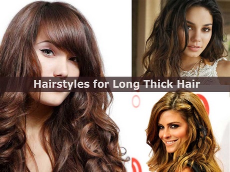 Cute and easy hairstyles for long thick hair
