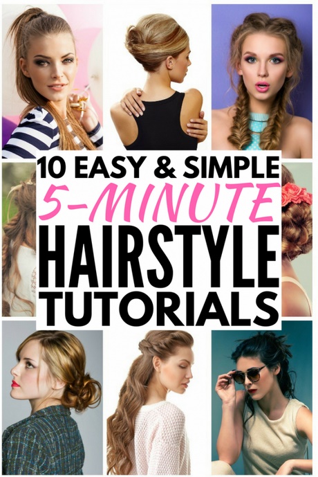 hairstyles-in-5-minutes-63 Hairstyles in 5 minutes