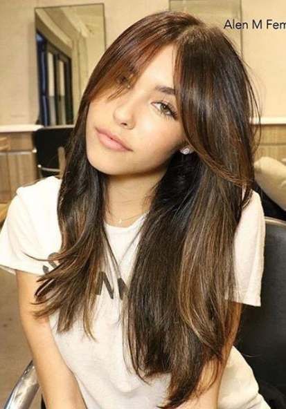 hairstyles-for-long-hair-with-bangs-2020-00_15 Hairstyles for long hair with bangs 2020