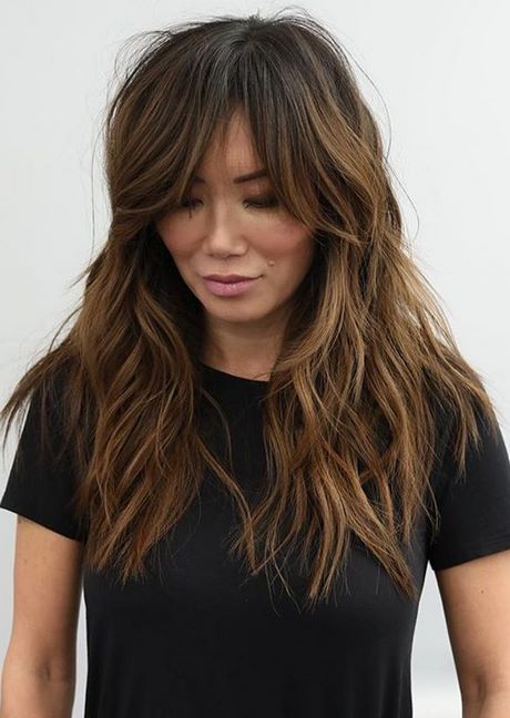 hairstyles-for-long-hair-with-bangs-2020-00_8 Hairstyles for long hair with bangs 2020