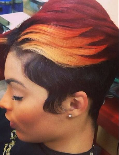 short-hairstyles-for-black-women-with-color-81_12 Short hairstyles for black women with color