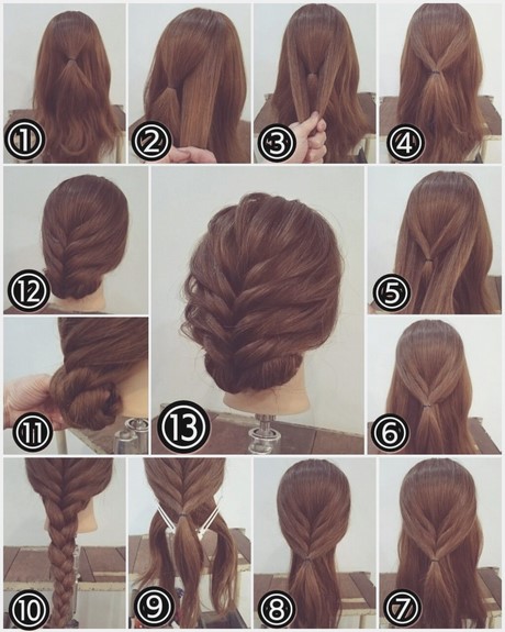 easiest-updos-for-long-hair-43_4 Easiest updos for long hair