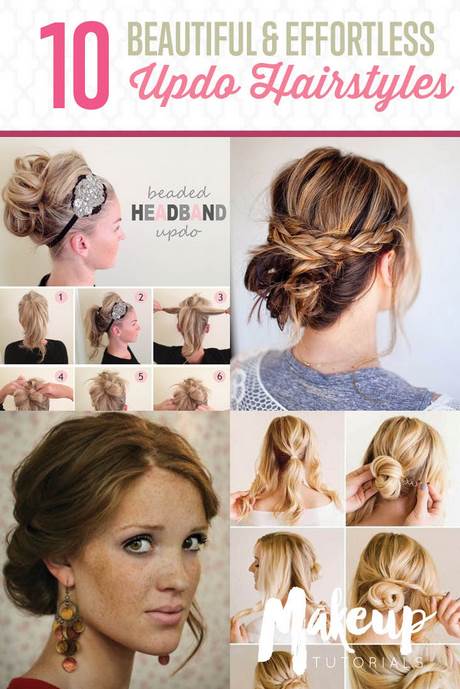 easy-updos-for-medium-length-hair-39_19 Easy updos for medium length hair