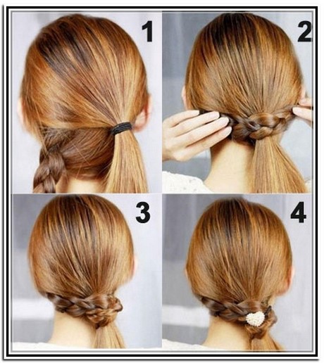 easy-updos-for-mid-length-hair-02_16 Easy updos for mid length hair