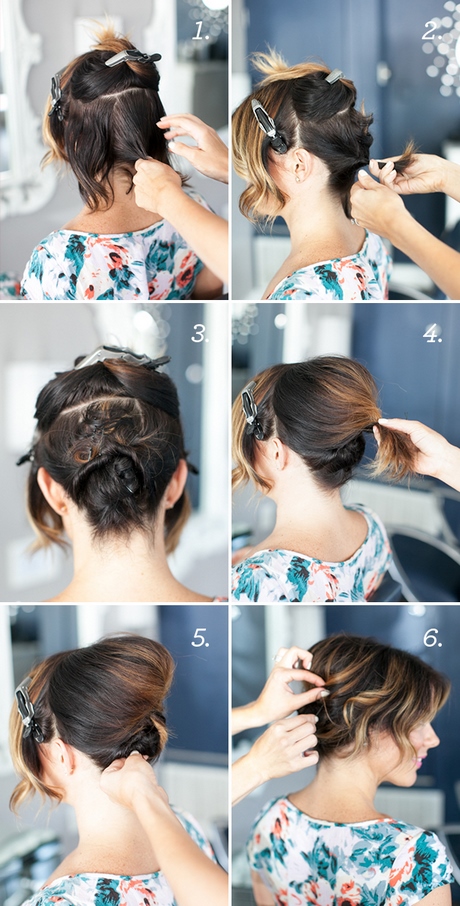 easy-updos-for-short-hair-37_5 Easy updos for short hair