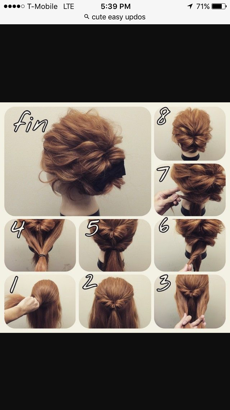 cute-easy-updos-for-short-curly-hair-29 Cute easy updos for short curly hair