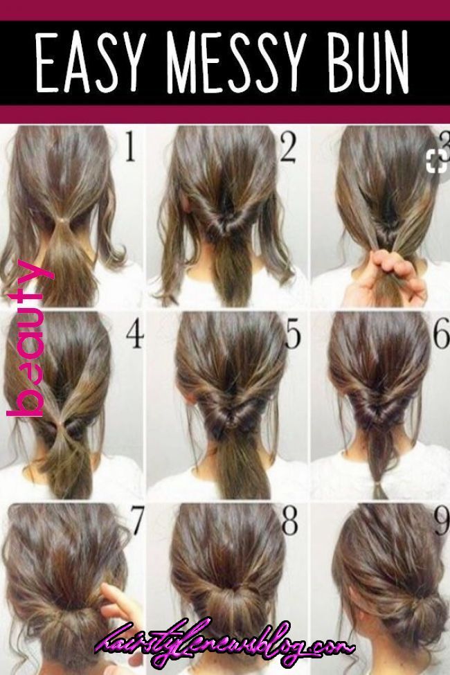 easy-bun-hairstyles-for-short-hair-01_9 Easy bun hairstyles for short hair