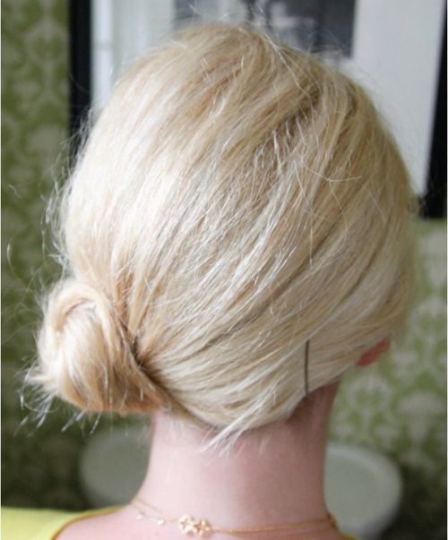 hair-bun-for-medium-hair-11_10 Hair bun for medium hair
