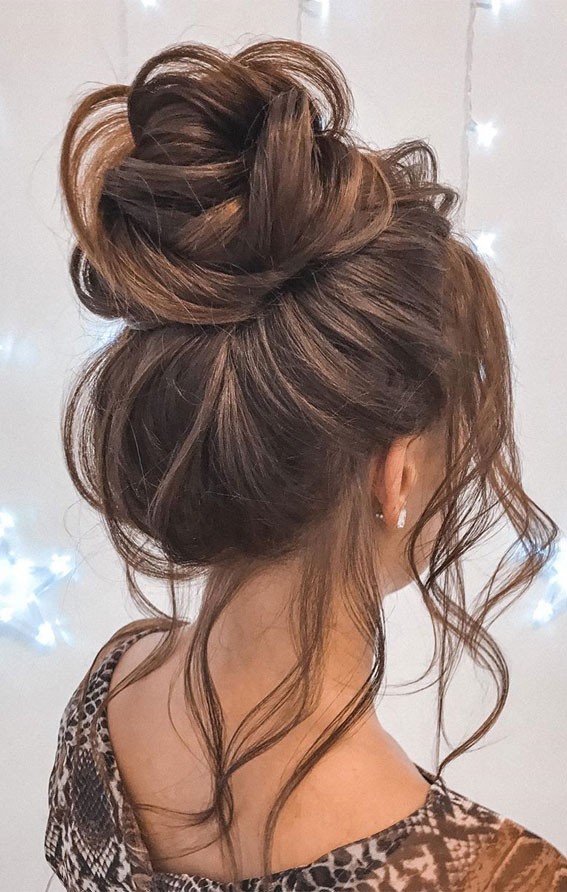 hair-bun-for-medium-hair-11_4 Hair bun for medium hair