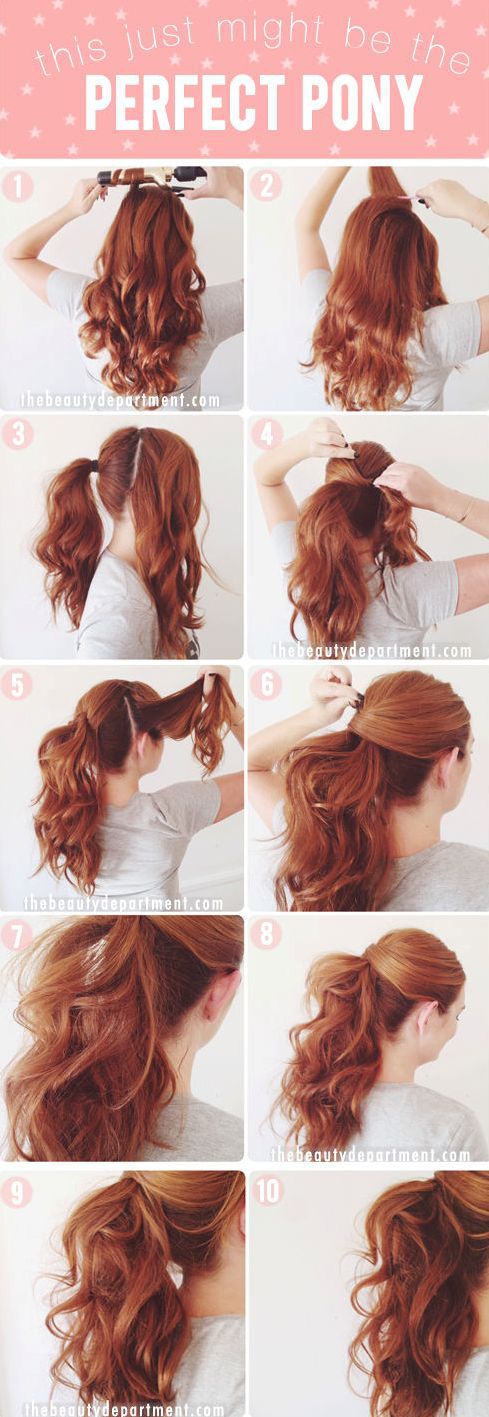 simple-hair-style-for-long-hair-03_12 Simple hair style for long hair